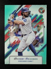 2025 Topps Pristine DANSBY SWANSON 35/199 Aqua Refractor Chicago Cubs #84