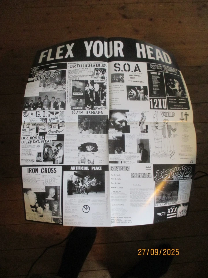 v/a FLEX YOUR HEAD LP LIM REISSUE Vinyl + Poster | Dischord  HC PUNK - Bild 2 von 4