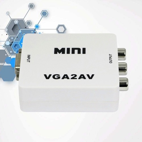 Adaptador convertidor de audio 1080 adaptador de audio y video adaptador de TV para computadora - Imagen 4 de 12