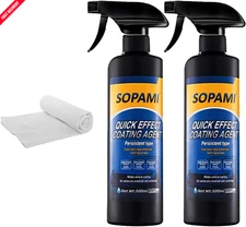 2 Car Coating Sprays Ceramic Paint Sealant Maximum Gloss & Shine Ceramic Car ...