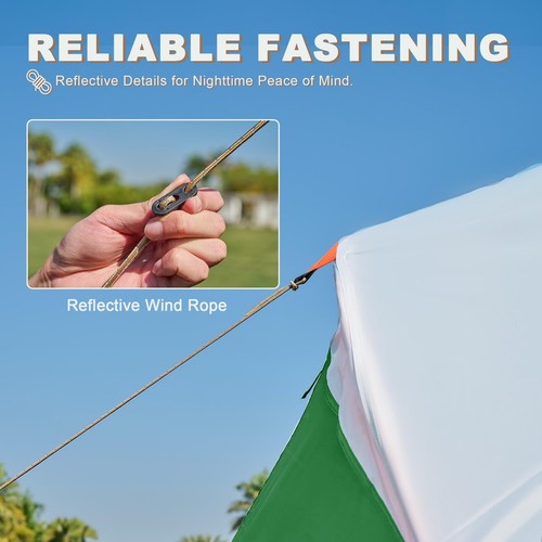 Tents for Camping, Waterproof 10 Person Family Tent with Double Layer & 4 Lar... - Picture 6 of 8
