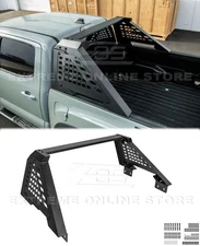 Factory Carbon Steel Roll Bar For 16-23 Toyota Tacoma Black Rear Trunk Bed Sport