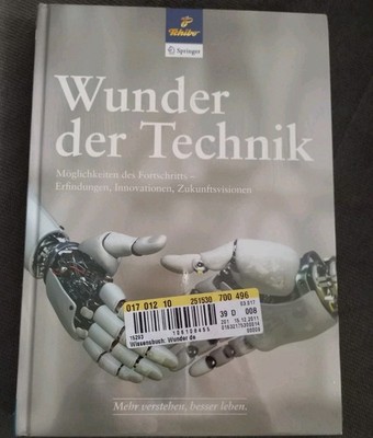 Buch Wunder der Technik Buch Springer Tchibo Möglichkeiten des Fortschritts NEU