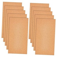 10 Sheets Cork Sheets 12x6.1 Inch Thin Cork Roll 1mm Thick Brown Rectangle-1pc