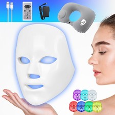 7 Color LED Photon Red Light Therapy Face Mask Radio Frequency Skin Rejuvenation