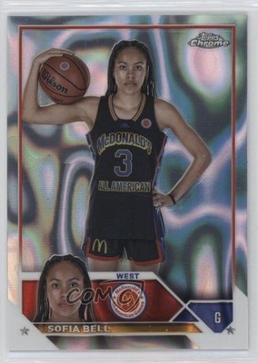 2023 Topps Chrome McDonald's All American Lava Refractor 6/299 Sofia Bell 13gp
