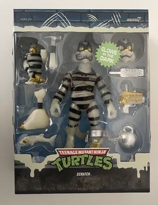 Super7 ULTIMATES!  Teenage Mutant Ninja Turtles ''SCRATCH'' Glow-in-the-Dark -NEW