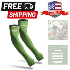 Gardening Sleeves UV Cooling Sun Protection Arm Cover for Women Men with Thum...