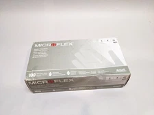 Ansell Microflex N271 Nitrile Gloves Powder-Free Small Fully Textured 100 Gloves