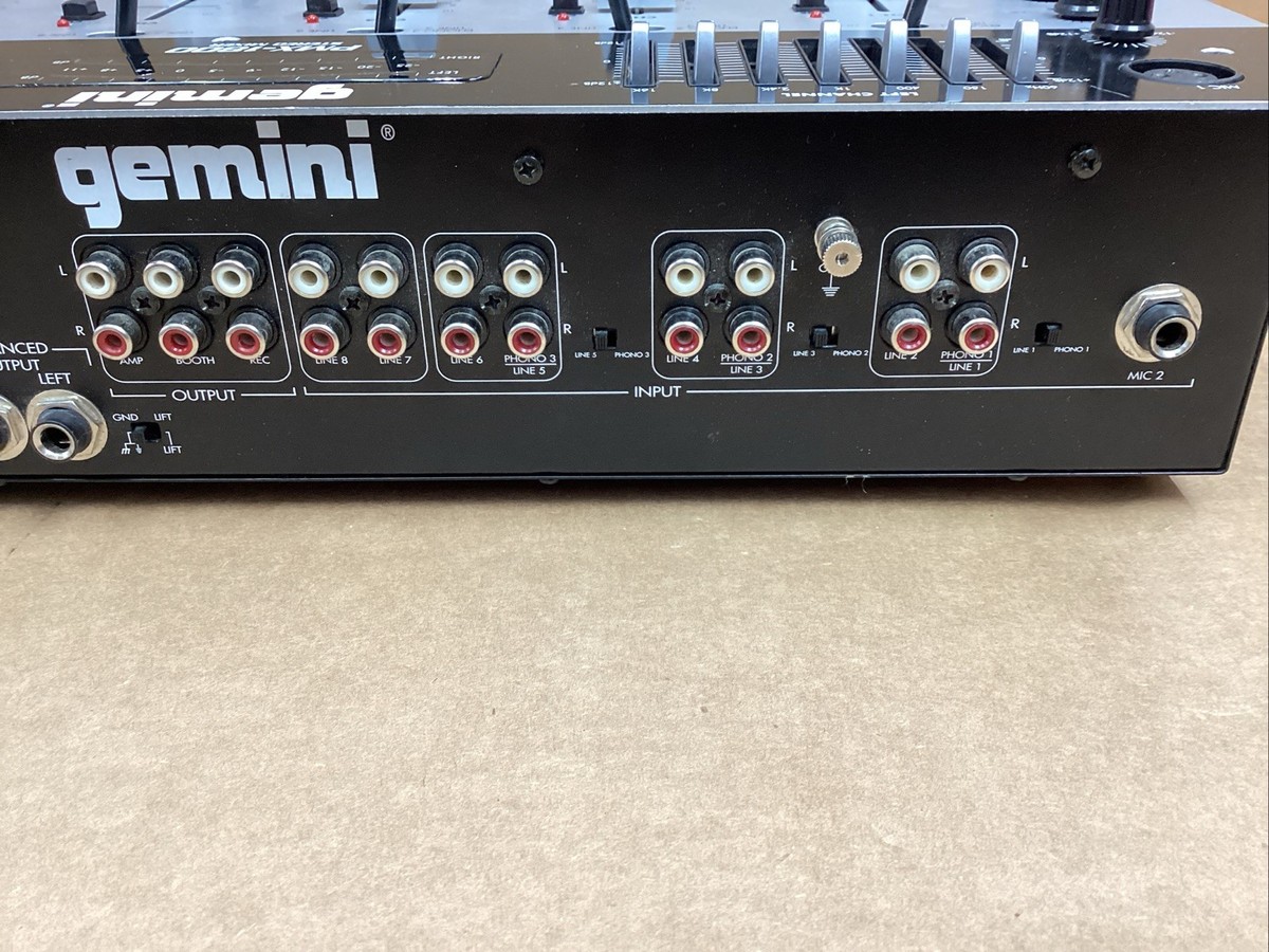 Gemini PMX-1800 Gemini Stereo Pre-Amp Mixer Sound Effect EQ Echo