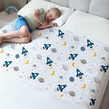 Potty Training Waterproof Non Slip Bed Wetting Mattress Pad Washable