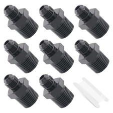 6AN Male Flare to 3/8" NPT Pipe Fitting 6AN to 3/8NPT Straight Flare NPT