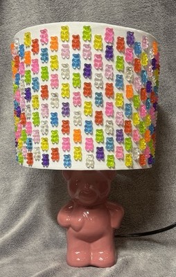 iCarly  Inspired Gummy Bear Table/Desk Lamp Shade With Acrylic w/Fireproof Gems