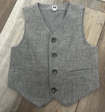 Janie And Jack size 4 Boys Grey Wool Blend Vest