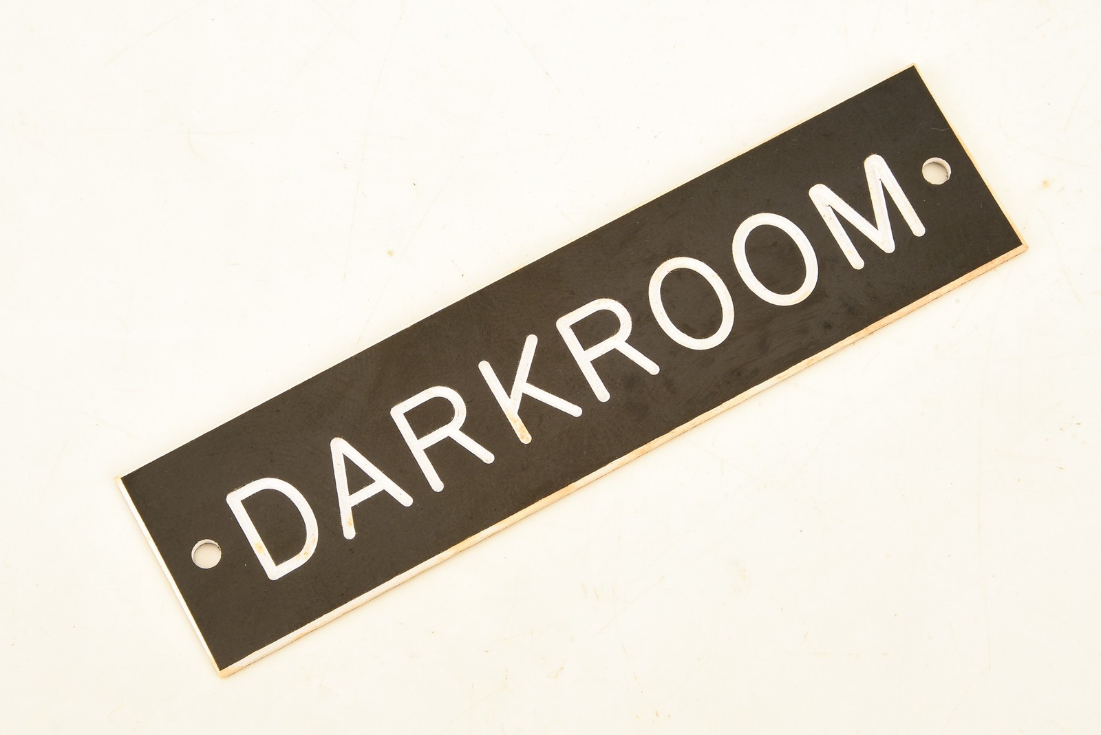 Darkroom Door Label Engraved Acrylic with Screw Holes 4x1'' Vintage V25