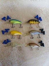 Everbloom Combat Crankbait & Lucky Craft Lures Set of 6, Used, Fishing Gear