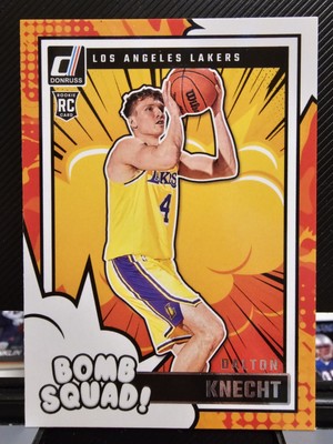 2024-25 Panini Donruss Dalton Knecht RC Rookie Card Bomb Squad Insert Lakers #15