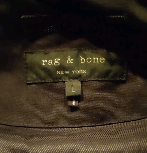Rag & Bone Heritage Collection Wool Puffer Vest Gray And Black Size Large - Picture 10 of 11
