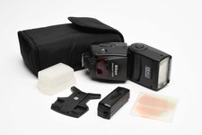 Nikon SB-800 Speedlight flash w/case, diffuser, Xtra camber, stand, Good