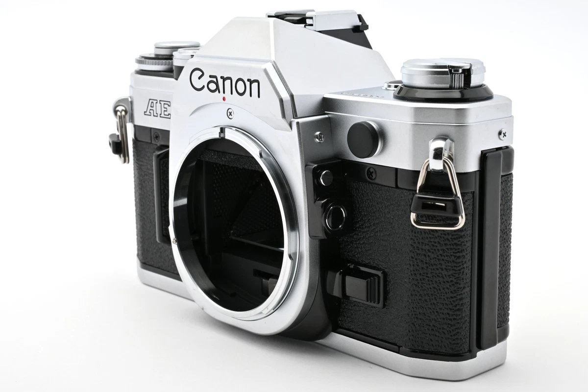 [Casi COMO NUEVA con caja] Cámara fotográfica Canon AE-1 35 mm SLR plateada de JAPÓN C063