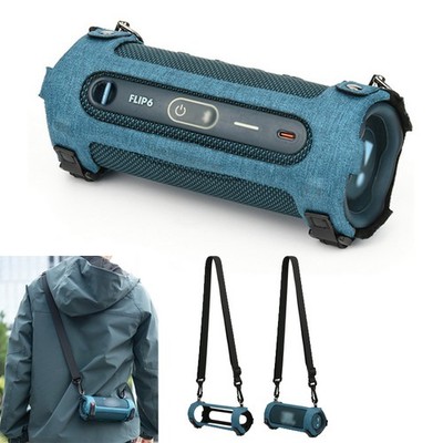 For JBL Flip 6 speaker Protective Case Portable Cover w/Shoulder Strap Travel CB