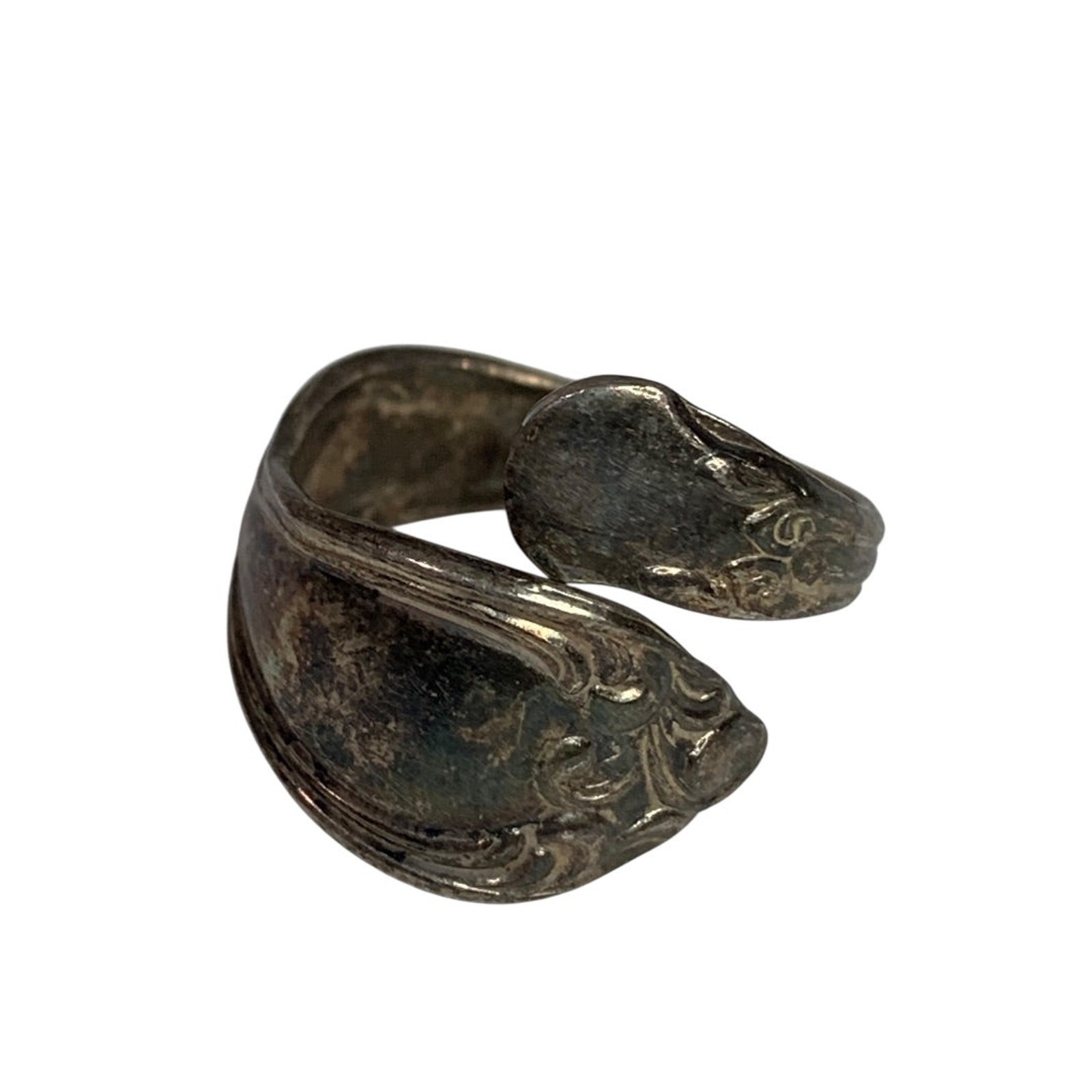 Adjustable Oneida Vintage Spoon Ring Silverplate … - image 4