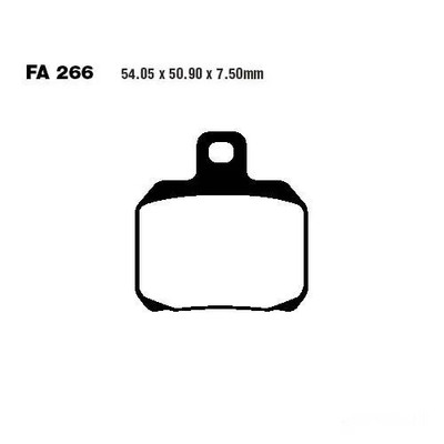 Bremsbelag EBC FA266HH hinten für Ducati Supersport 1000 SS Carenata 2003-2004