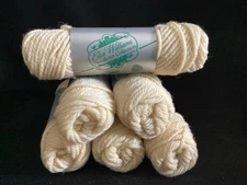Elsa Williams Needlepoint 6 skeins Cream Color #445 Tapestry Wool 40 yd