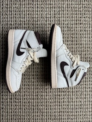 Jordan Air Jordan 1 High OG x A Ma Maniere ''Airness'' Sail/Burgundy DO7097-100