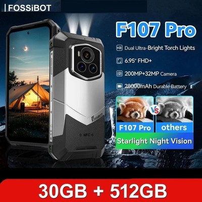 28000mAh FOSSiBOT F107 Pro 5G Robust Smartphone 6,95'' 30GB+512GB Android 15 NFC