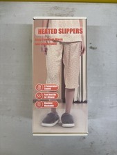 Heated Electric Slippers Unisex Womens 7-8, Mens 6-7 NEW