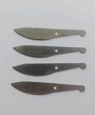 Vintage Gillette Office Utility Knife Replacement Blades Made In USA Lot Of 4