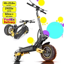 10" 2400W E-Scooter for Adults Foldable Electric Scooter Double Shock Absorption