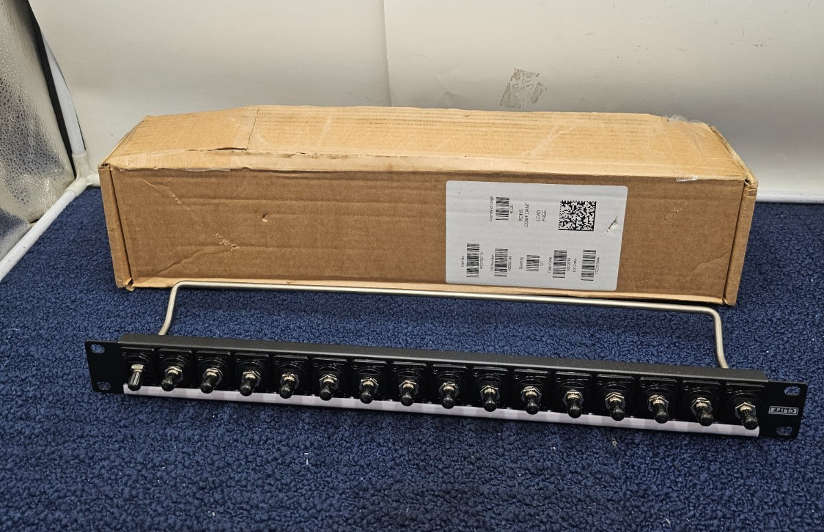 CLIFF CP30178 RACK 16X ST FIBRE SM/MM BM FM M3 PATCH PANEL, ST, 16PORT, 1U