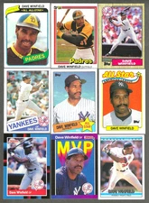 1980 Topps #230 Dave Winfield San Diego Padres New York Yankees 9 card lot