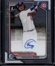 2024 Bowman Chrome #CPA-FC Fernando Cruz Prospect Autographs