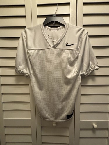 Nike Jersey Youth Large Boys 12–14 White Football Practice Padded Mesh Game Top - Picture 2 of 10
