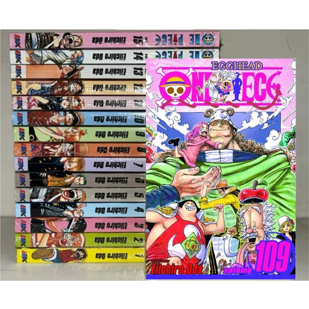 One Piece Manga Vol 1-111 Inglés Serie Completa Juego Completo Envío Rápido