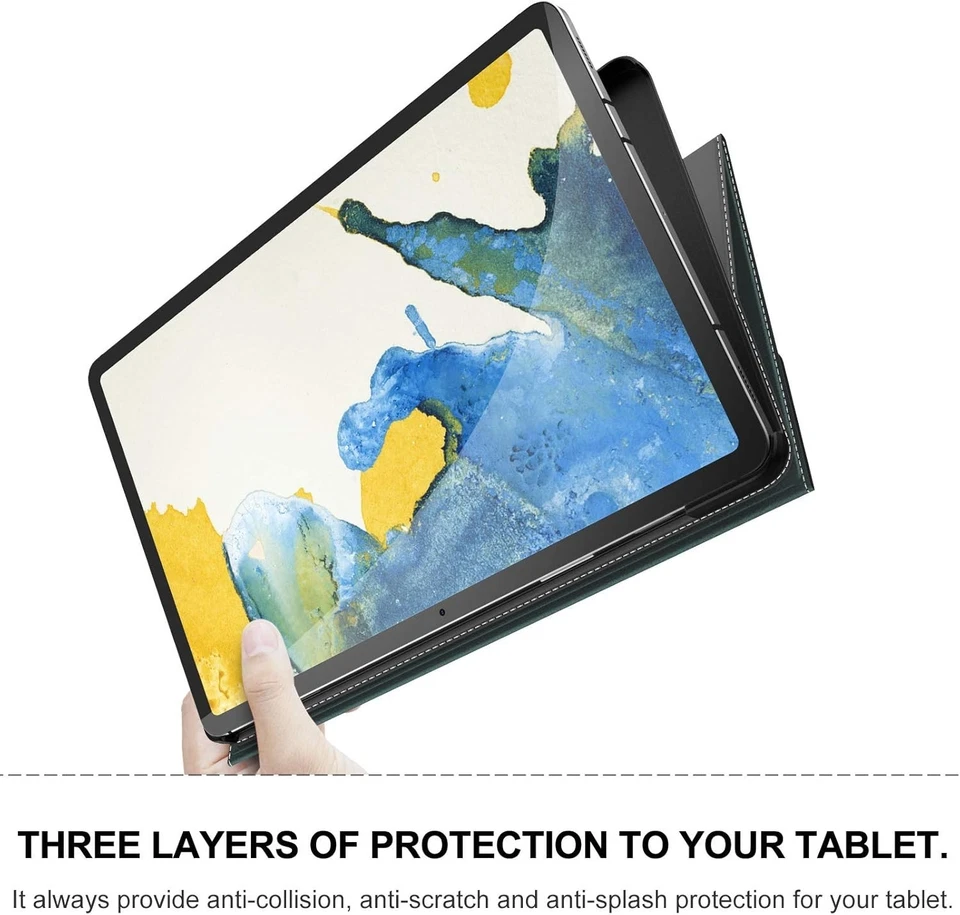 For Samsung Galaxy Tab S10 FE/S9 FE Case with Slim Multi-Angle Protection Cover - Image 3 of 4
