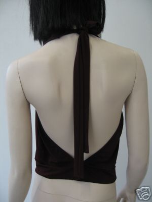 nero La'licia A Schiena Nuda,allacciatura Al Collo Reggiseno Strass 3B 3C 4B 4C