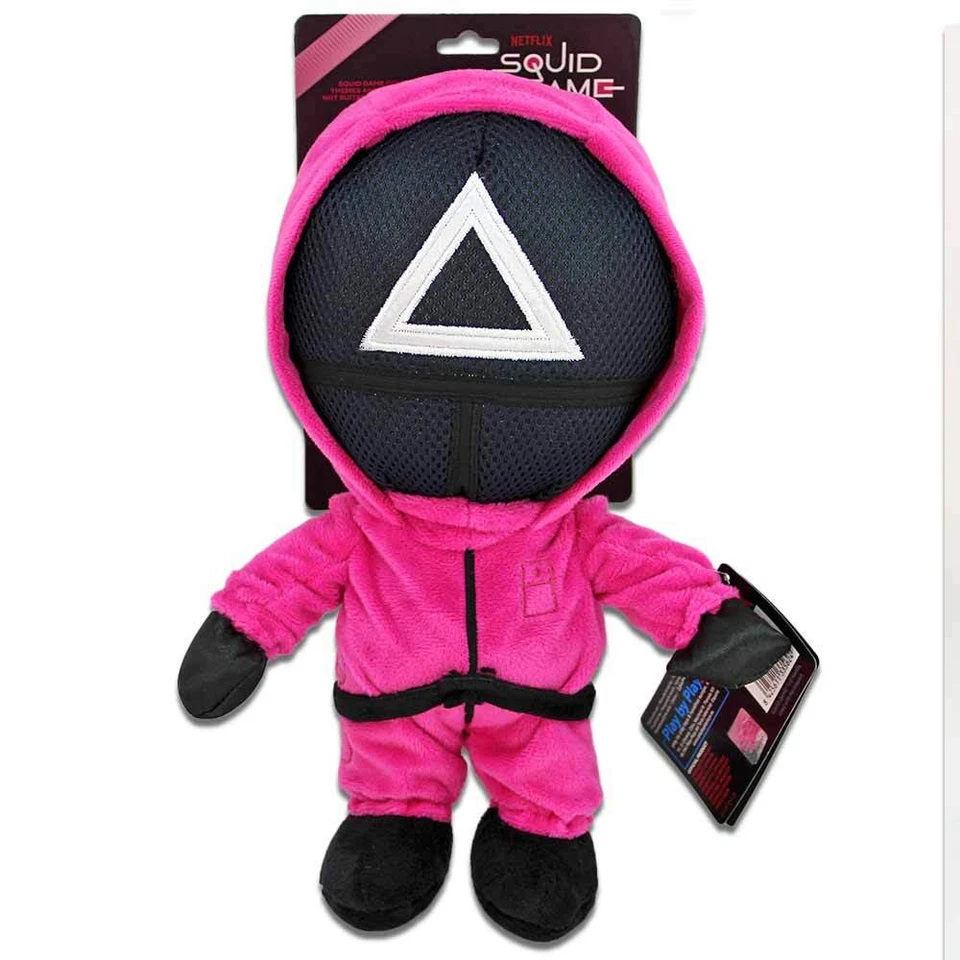 Squid Game Wärter Plüschtier - ca. 28 cm Hüter Kuscheltier Original Lizenz