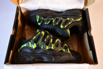 Seltene OSIRIS Skate D3 Schuhe 9 42 2001 Camo NYC83 Green Es Globe Brigade DC OG DVS