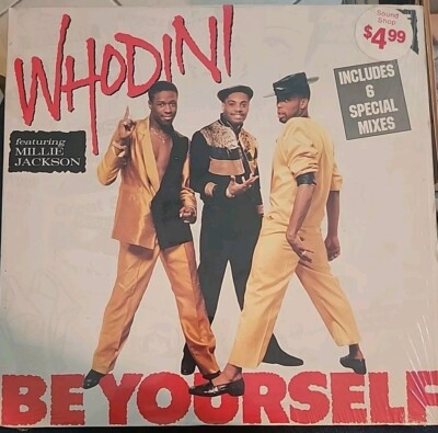 WHODINI Be Yourself Vinyl Record Arista 1987 Feat Millie Jackson