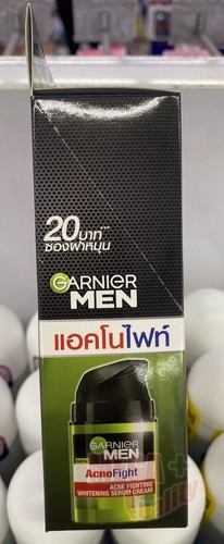 12 x 7ml Garnier Men Acnofight Bright Serum Cream for Acne And Dull Skin - Picture 4 of 6