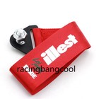 Racing Illest High Strength Red Nylon Trailer Tow Ropes JDM Strap Tow for Car