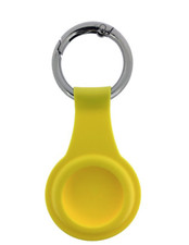 AirTag 2 Pack Case Protection ShockProof Key Chain Holder Yellow Green Silicone