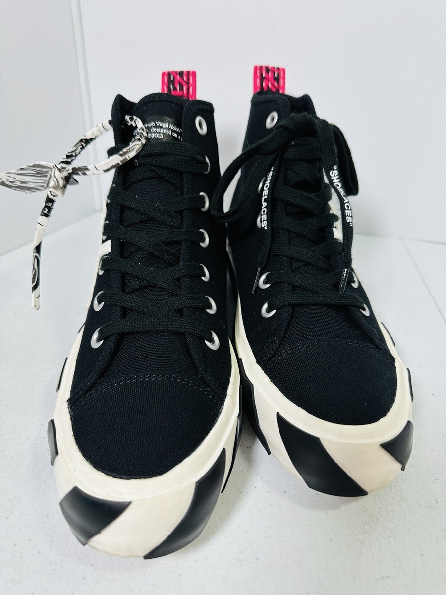 Off white Vulcanized 2013 High Top Sneakers Shoes size 41 | eBay Off white Vulcanized 2013 High Top Sneakers Shoes size 41 | eBay