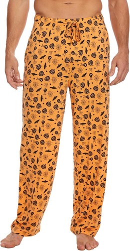 Pantalones de pijama de viscosa de bambú suave transpirable para hombre con bolsillos - Imagen 46 de 46