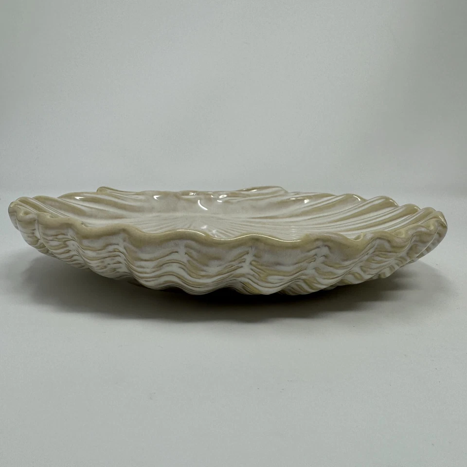 Yankee Candle Vieira Almeja Sea Shell Plato Vela Grande 2011 Oasis Ocean Beach Foto 2 de 4