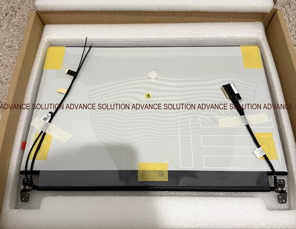 NEW DELL ALIENWARE M15 R2 15.6" UHD OLED COMPLETE SCREEN ASSEMBLY WHITE HXV8X - Image 2 of 4